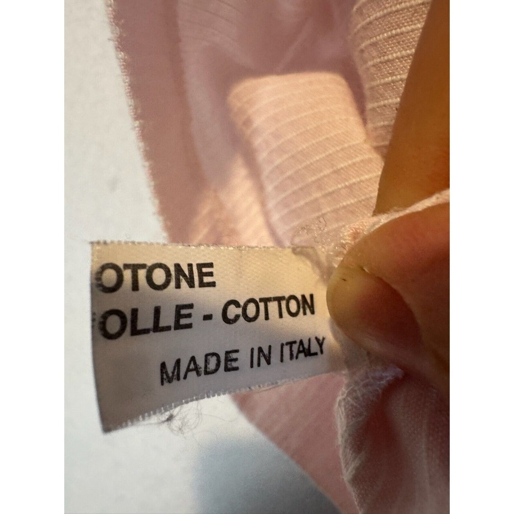 Easter Dress Pink Boutique Plain Goods Connecticut Square Neck Dress Italy Sz 4 - Picture 7 of 7